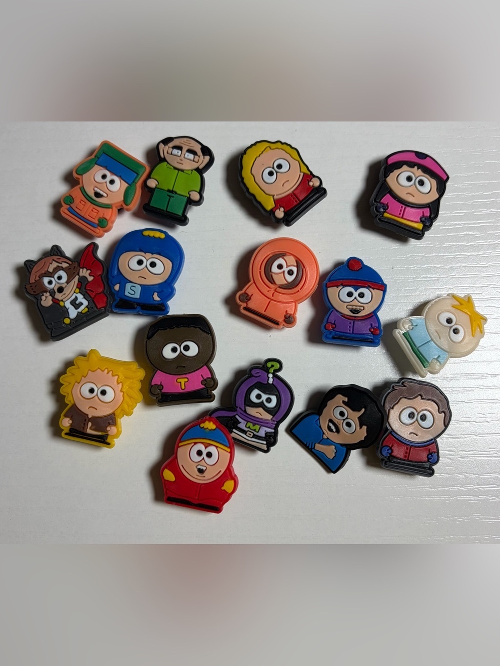 🆕 South Park Character Shoe Charms - Assorted Colors